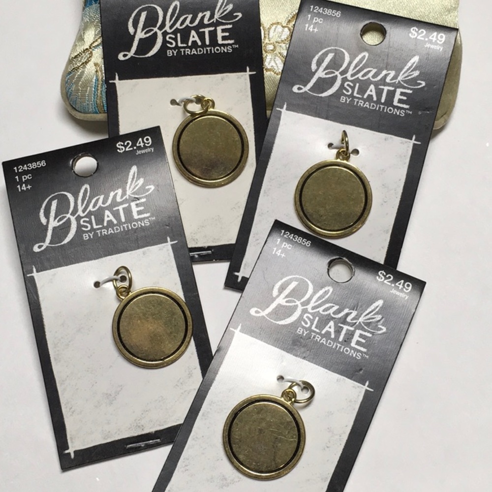 Engrave-able discs - set of four